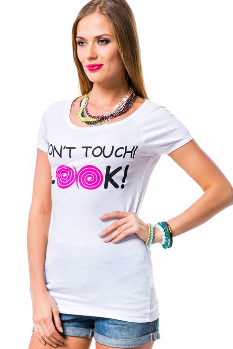 Фото товара 2714, футболка из хлопка look!